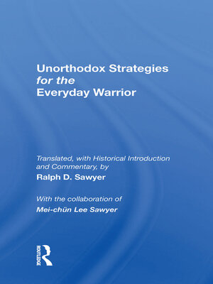 cover image of Unorthodox Strategies For the Everyday Warrior